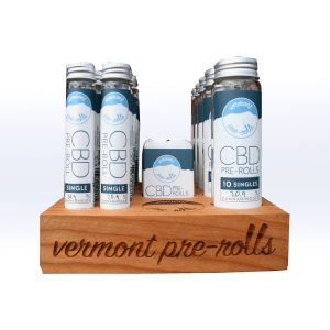 Wooden pre roll display stand