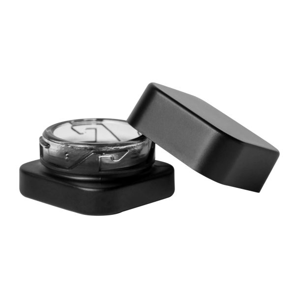 5ml square black concentrate jars