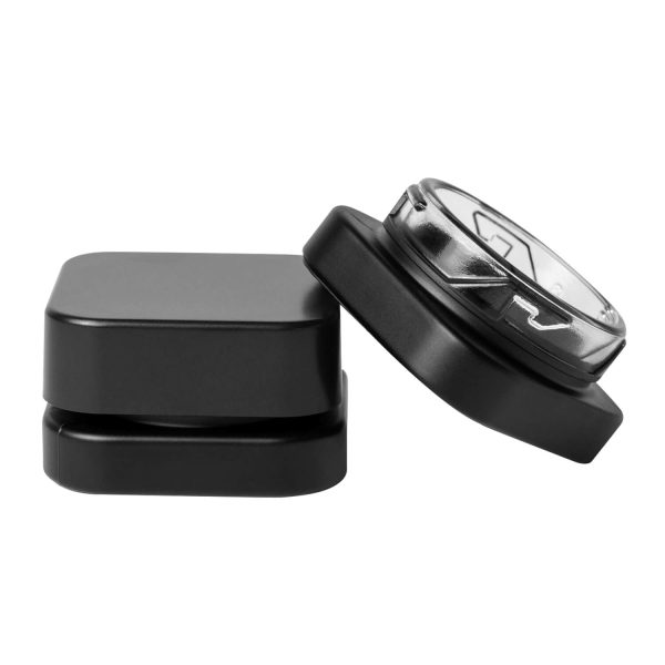 9ml square concentrate jars black